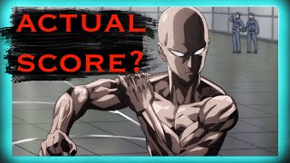 What was Saitama’s actual score for the Hero Exam? (One-Punch Man Analysis and Calculation)