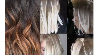 اسرار البلياج و الامبري و تقنياتهم درس نظري مهم جدا.  techniques balayage californien et ombré