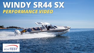 Windy SR44 SX Test Video 2022 by BoatTEST.com