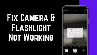 How To Fix iPhone Camera & Flashlight Not Working Issue After Update (2023)