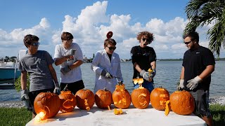 Exploding Pumpkins with Calcium Carbide