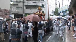 H２４年９月２２・２３日 代々木八幡宮例大祭 深町神園会 大人神輿No.４