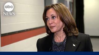 Vice President Kamala Harris on the potential of running against Trump again