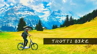 Trotti bike at First - Grindelwald, Switzerland🇨🇭