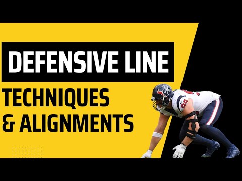 What are the defensive line techniques?