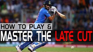 How to play the LATE CUT | Cricket Batting Tips | Cricket Coaching