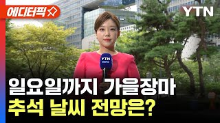 [에디터픽] 일요일까지 가을장마...추석 날씨 전망은? / YTN