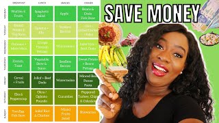 NIGERIAN FOOD TIMETABLE (Family of 5) + HOW TO SAVE MONEY ON FOOD!