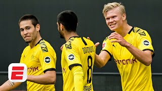Borussia Dortmund 4-0 Schalke: Erling Haaland stars in the Revierderby as football returns | ESPN FC