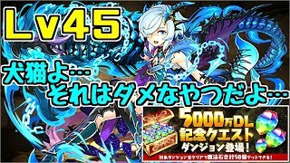 【5000万DL記念】Lv45-キリ～覚醒無効中にLやFにバインドはダメです～【パズドラ実況】