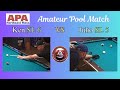 Live APA Match 7/22, 2024 Ken Ackroyd SL6 vs Julio Pereyra SL5 (5 To 4 Race)