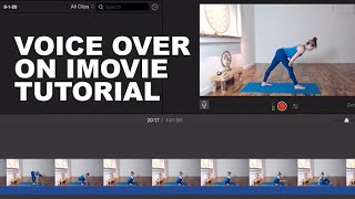 How to record a voice over using iMovie for Yoga Videos (Mac Computer)