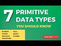 #4 Primitive Data Types in JavaScript | Web Development | Latest JavaScript Tutorial | SEM