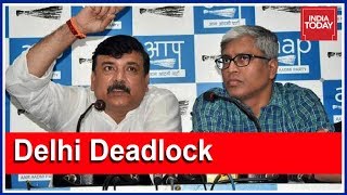 AAP Leaders' Press Conference: MP Sanjay Singh Blames Modi Sarkar For Delhi Deadlock