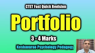 #CTET#Portfolio#Anecdotal Record#CCE#Formative Summative Dionostic Evaluation#3- 4Marks#Keshavarao#