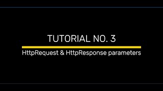HTTP SERVLET REQUEST AND HTTP SERVLET RESPONSE PARAMETER -TUTORIAL NO.3