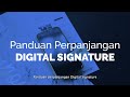 Perpanjangan DS Expired - Portal BSrE