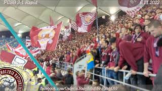 Ce nu s-a văzut la TV, atmosfera începutului de meci @ FCSB - Rapid (3-1) 6.11.2022