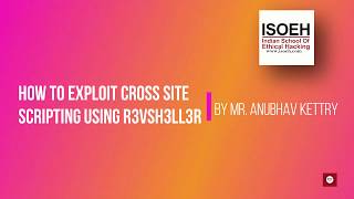 How to Exploit Cross Site Scripting Using R3VSH3LL3R