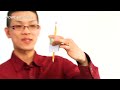 how to do the pencil through a dollar trick magic tricks