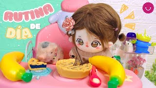 🌞 ¡Mañana con Mimi Puff y Piggy! 🍼🐷💖 Rutina Kawaii con Mi Muñeca Cotton Doll y cerdito de silicona