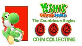 Yoshi's Crafted World 20 Red Coins in The Countdown Begins