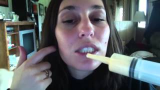 Eating with a syringe -- jaw wired shut tutorial