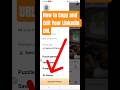 How to copy or edit your LinkedIn Profile URL #linkedin #career #job