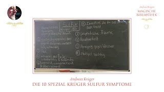 Andreas Krüger | Sulfur | Die 10 Spezial Krüger Symptome