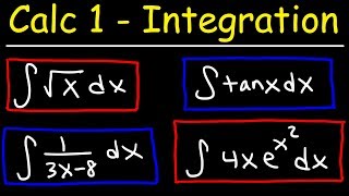 Calculus 1 - Integration & Antiderivatives