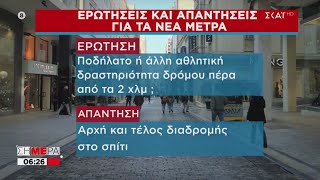 Τι αλλάζει σε μετακινήσεις και αγορά - Διευκρινίσεις για τα νέα μέτρα | Σήμερα | 04/03/2021