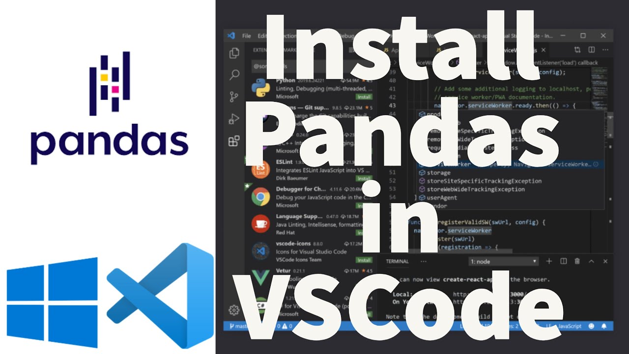 Install Pandas On Visual Studio Code Templates Sample Printables