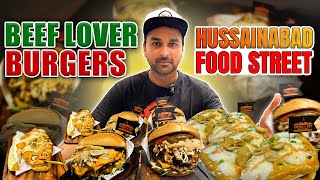 Loaded Beef Burgers | Freak In Fry Hussainabad Food Street | Nasir Haroon Vlogs