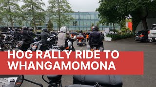 Northern Thunder HOG Rally Ride With 150 Harley-Davidsons To Whangamomona Hotel