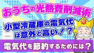 【お家の光熱費節約術】小型冷蔵庫の電気代は意外に高い！？電気代を節約するための3つの方法とは？