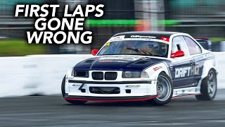 First Lap Gremlins in my New Driftmasters E36