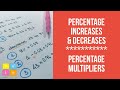 Percentage Increases & Decreases - Percentage Multipliers