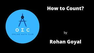 How to Count by Rohan Goyal