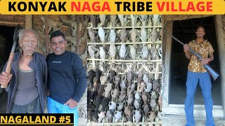 Meeting KONYAK tribe NAGA people in SHEANGHAH CHINGNYU village of NAGALAND