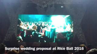 Wild Rice Ball 2016: Surprise wedding proposal of Paul Searles and Natalia Babich