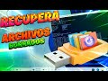 CÓMO⚡RECUPERAR Archivos BORRADOS de USB / DD GRATIS en Windows 11 y Mac 2022