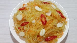 Cách làm Đu Đủ Ngâm Chua Ngọt ăn liền giòn ngon chay mặn đều dùng được - Combo Món Ăn