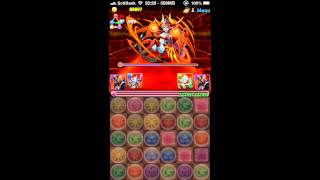 【パズドラ】ヘラウルズ降臨！2体抜かし アヌビス×アヌビス100倍【BOSS戦】