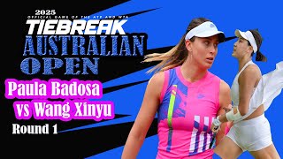 Paula Badosa       vs Wang Xinyu   🏆 ⚽ Australia Open (01/12/2025) 🎮 gameplay Tiebreaker