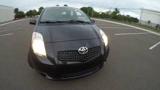 4K Review 2008 Toyota Yaris 5-Speed Manual Transmission Virtual Test-Drive \u0026 Walk-around