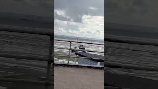 Where is the water? the boats remained stuck Southend beach, England #shortsyoutube #shorts