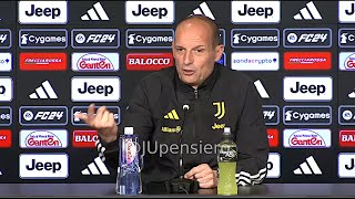 Conferenza stampa ALLEGRI pre Roma-Juve: "Yildiz out. Per De Rossi ho fatto la storia? Ringrazio..."