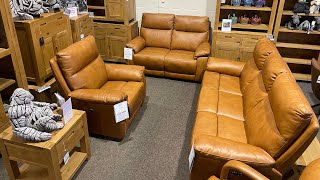 Amalfi Suite - Natural Tan Italian Leather - Info