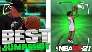 BEST GREENLIGHT JUMPSHOT IN NBA 2K21! BEST JUMPSHOT FOR ANY BUILD! BEST PARK JUMPER FOR NBA 2K21!
