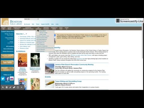 Boston Public Library E Card and other online resources Boston Public Library E Card and other online resources